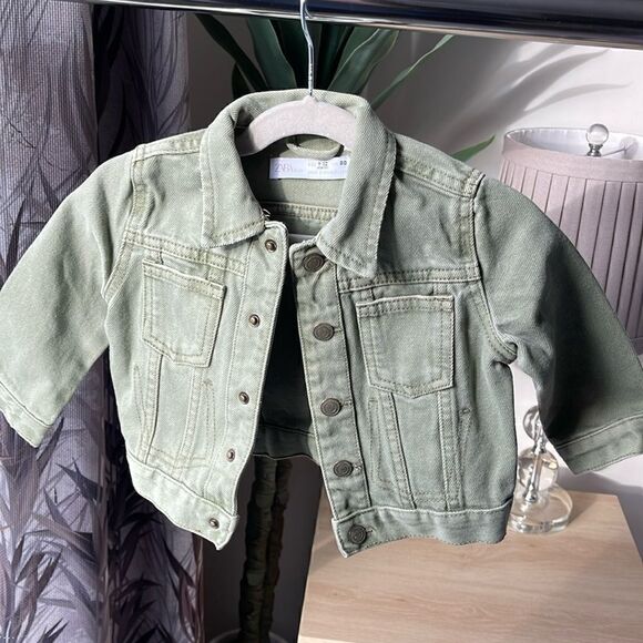 Zara Kids 100% cotton Jean Jacket Size 9-12 months - Picture 2 of 6